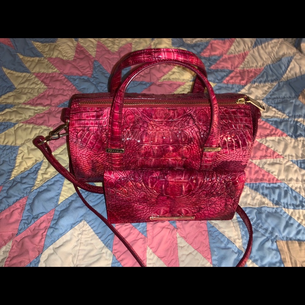 Brahmin Claire Bag & Slim wallet